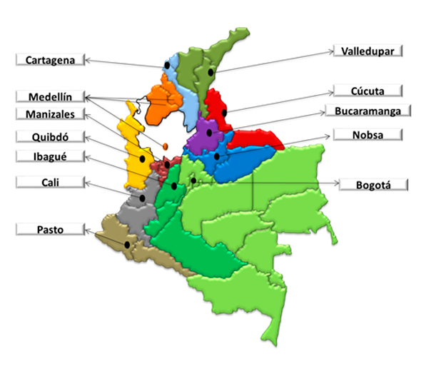 Resultado de imagen para mapa que muestre la distribuciÃ³n minera del paÃ­s.